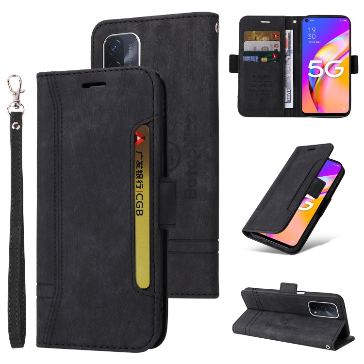 BETOPNICE Dual-side Buckle Leather Phone Case, For OPPO A94 5G, For OPPO A93 5G CN Version, For OPPO A74 4G, For OPPO A57 5G, For OPPO A54 4G / A16 / A16s, For OPPO A15, For OPPO A9 2020, For OPPO A7 / A5s