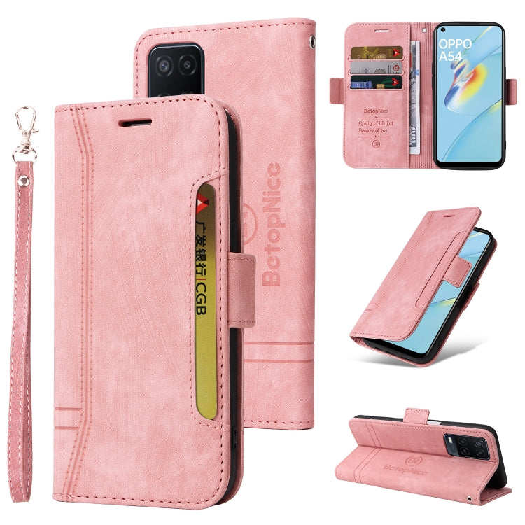 BETOPNICE Dual-side Buckle Leather Phone Case, For OPPO A94 5G, For OPPO A93 5G CN Version, For OPPO A74 4G, For OPPO A57 5G, For OPPO A54 4G / A16 / A16s, For OPPO A15, For OPPO A9 2020, For OPPO A7 / A5s