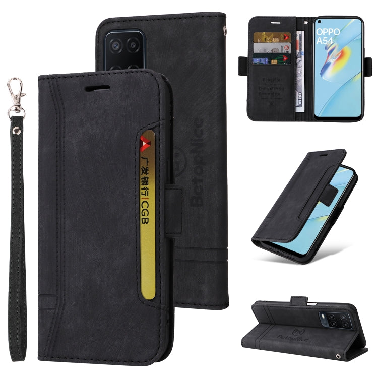 BETOPNICE Dual-side Buckle Leather Phone Case, For OPPO A94 5G, For OPPO A93 5G CN Version, For OPPO A74 4G, For OPPO A57 5G, For OPPO A54 4G / A16 / A16s, For OPPO A15, For OPPO A9 2020, For OPPO A7 / A5s