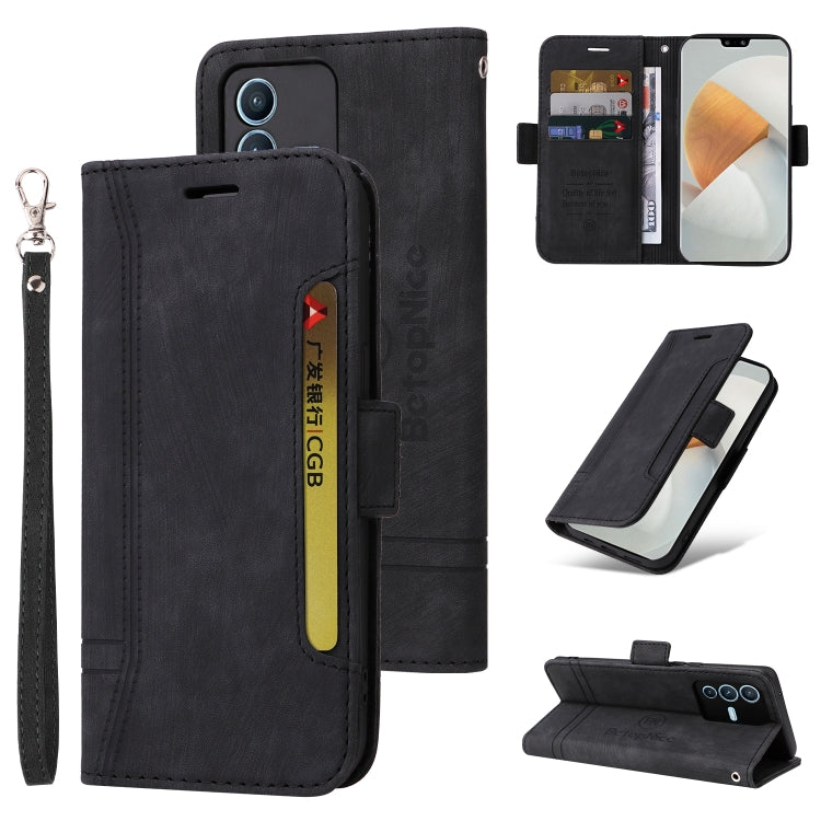 BETOPNICE Dual-side Buckle Leather Phone Case, For vivo S12, For Realme 9i / A96 4G / A76 4G / A36 4G, For OPPO Reno7 / F21 Pro, For Realme GT Neo2 5G CN Version, For vivo S12 Pro / V23 Pro 5G, For OPPO Reno 7 5G Global / Find X5 Lite, For vivo Y76 5G ...