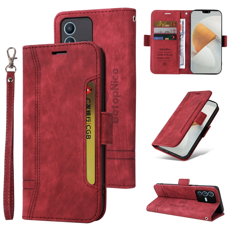 BETOPNICE Dual-side Buckle Leather Phone Case, For vivo S12, For Realme 9i / A96 4G / A76 4G / A36 4G, For OPPO Reno7 / F21 Pro, For Realme GT Neo2 5G CN Version, For vivo S12 Pro / V23 Pro 5G, For OPPO Reno 7 5G Global / Find X5 Lite, For vivo Y76 5G ...