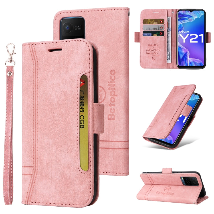 BETOPNICE Dual-side Buckle Leather Phone Case, For vivo S12, For Realme 9i / A96 4G / A76 4G / A36 4G, For OPPO Reno7 / F21 Pro, For Realme GT Neo2 5G CN Version, For vivo S12 Pro / V23 Pro 5G, For OPPO Reno 7 5G Global / Find X5 Lite, For vivo Y76 5G ...