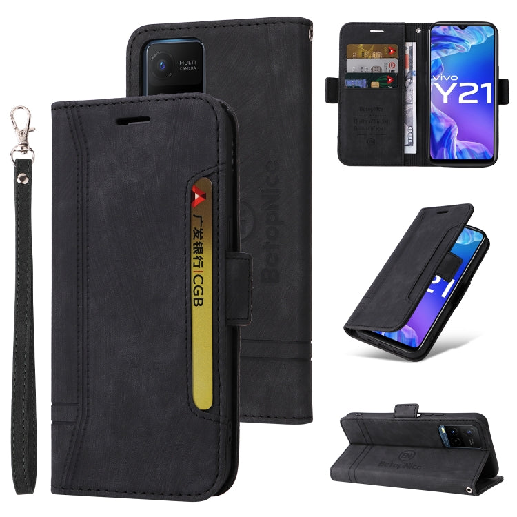 BETOPNICE Dual-side Buckle Leather Phone Case, For vivo S12, For Realme 9i / A96 4G / A76 4G / A36 4G, For OPPO Reno7 / F21 Pro, For Realme GT Neo2 5G CN Version, For vivo S12 Pro / V23 Pro 5G, For OPPO Reno 7 5G Global / Find X5 Lite, For vivo Y76 5G ...