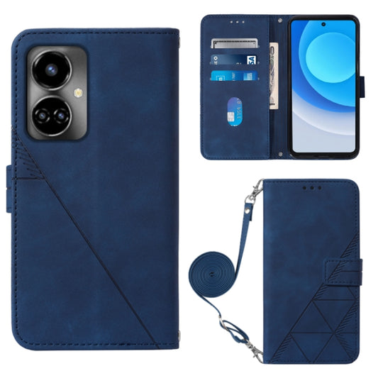 Crossbody 3D Embossed Flip Leather Phone Case, For Tecno Camon 19, For Tecno Camon 19 Neo, For Tecno Camon 19 Pro 5G, For Tecno Pop 6, For OnePlus 10T 5G Global, For Tecno Pova 3 LE7, For Tecno Spark 9 Pro / Spark 9T, For ZTE Blade A52, For ZTE Blade A72