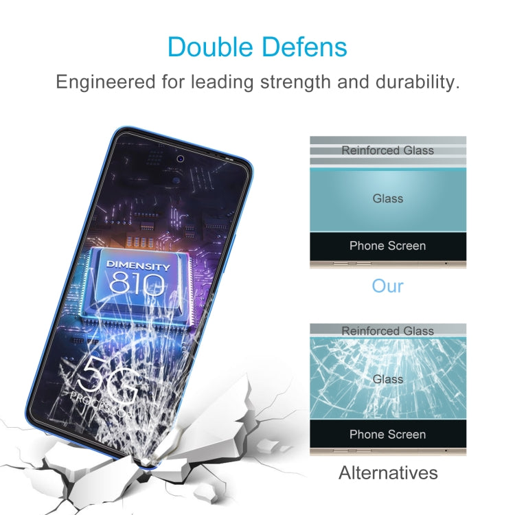 10pcs 0.26mm 9H 2.5D Tempered Glass Film, For Tecno Pova Neo 5G (10 PCS)