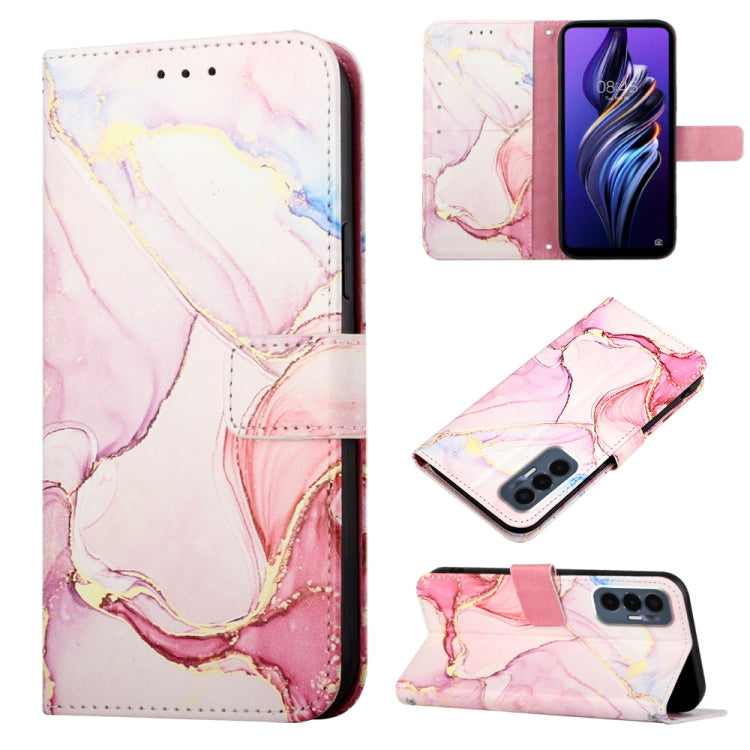 PT003 Marble Pattern Flip Leather Phone Case, For Tecno Camon 19, For Tecno Camon 19 Neo, For Tecno Camon 19 Pro 5G, For Tecno Pop 6, For Tecno Pova 3 LE7, For Tecno Spark 9 Pro / Spark 9T