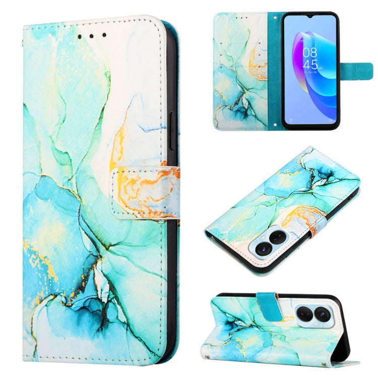 PT003 Marble Pattern Flip Leather Phone Case, For Tecno Camon 19, For Tecno Camon 19 Neo, For Tecno Camon 19 Pro 5G, For Tecno Pop 6, For Tecno Pova 3 LE7, For Tecno Spark 9 Pro / Spark 9T