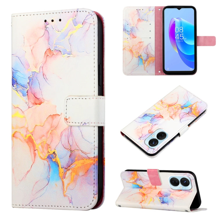PT003 Marble Pattern Flip Leather Phone Case, For Tecno Camon 19, For Tecno Camon 19 Neo, For Tecno Camon 19 Pro 5G, For Tecno Pop 6, For Tecno Pova 3 LE7, For Tecno Spark 9 Pro / Spark 9T