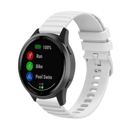 Universal Wave Pockmark Texture Silicone Watch Band, 20mm, 22mm