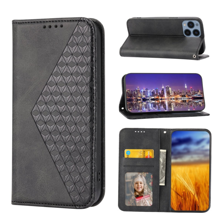 Cubic Grid Calf Texture Magnetic Closure Leather Phone Case, For Nothing Phone 1, For Xiaomi Redmi Note 11S 5G, For Xiaomi Redmi Note 11S Global, For Xiaomi Redmi Note 11 Pro 4G, For Xiaomi Redmi 10C 4G, For Xiaomi Redmi 10A, For Xiaomi Redmi Note 11 P...