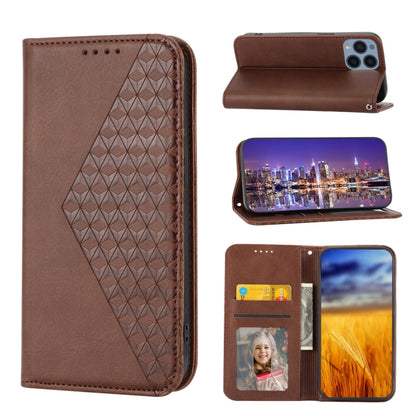 Cubic Grid Calf Texture Magnetic Closure Leather Phone Case, For Nothing Phone 1, For Xiaomi Redmi Note 11S 5G, For Xiaomi Redmi Note 11S Global, For Xiaomi Redmi Note 11 Pro 4G, For Xiaomi Redmi 10C 4G, For Xiaomi Redmi 10A, For Xiaomi Redmi Note 11 P...