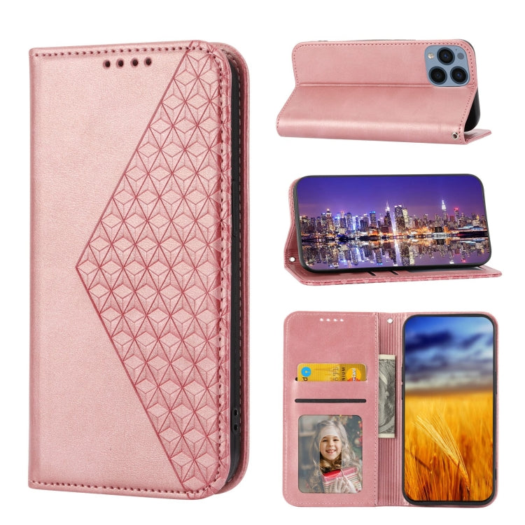Cubic Grid Calf Texture Magnetic Closure Leather Phone Case, For Nothing Phone 1, For Xiaomi Redmi Note 11S 5G, For Xiaomi Redmi Note 11S Global, For Xiaomi Redmi Note 11 Pro 4G, For Xiaomi Redmi 10C 4G, For Xiaomi Redmi 10A, For Xiaomi Redmi Note 11 P...