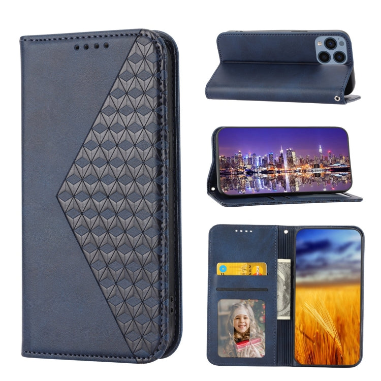 Cubic Grid Calf Texture Magnetic Closure Leather Phone Case, For Nothing Phone 1, For Xiaomi Redmi Note 11S 5G, For Xiaomi Redmi Note 11S Global, For Xiaomi Redmi Note 11 Pro 4G, For Xiaomi Redmi 10C 4G, For Xiaomi Redmi 10A, For Xiaomi Redmi Note 11 P...