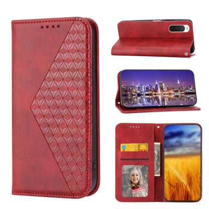 Cubic Grid Calf Texture Magnetic Closure Leather Phone Case, For Nothing Phone 1, For Xiaomi Redmi Note 11S 5G, For Xiaomi Redmi Note 11S Global, For Xiaomi Redmi Note 11 Pro 4G, For Xiaomi Redmi 10C 4G, For Xiaomi Redmi 10A, For Xiaomi Redmi Note 11 P...