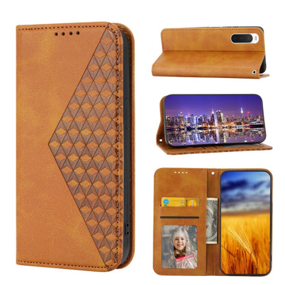 Cubic Grid Calf Texture Magnetic Closure Leather Phone Case, For Nothing Phone 1, For Xiaomi Redmi Note 11S 5G, For Xiaomi Redmi Note 11S Global, For Xiaomi Redmi Note 11 Pro 4G, For Xiaomi Redmi 10C 4G, For Xiaomi Redmi 10A, For Xiaomi Redmi Note 11 P...