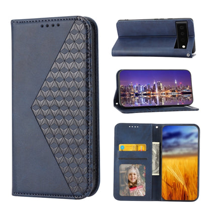 Cubic Grid Calf Texture Magnetic Closure Leather Phone Case, For Nothing Phone 1, For Xiaomi Redmi Note 11S 5G, For Xiaomi Redmi Note 11S Global, For Xiaomi Redmi Note 11 Pro 4G, For Xiaomi Redmi 10C 4G, For Xiaomi Redmi 10A, For Xiaomi Redmi Note 11 P...