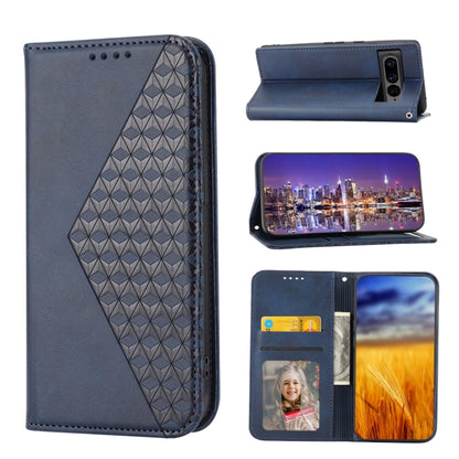 Cubic Grid Calf Texture Magnetic Closure Leather Phone Case, For Nothing Phone 1, For Xiaomi Redmi Note 11S 5G, For Xiaomi Redmi Note 11S Global, For Xiaomi Redmi Note 11 Pro 4G, For Xiaomi Redmi 10C 4G, For Xiaomi Redmi 10A, For Xiaomi Redmi Note 11 P...