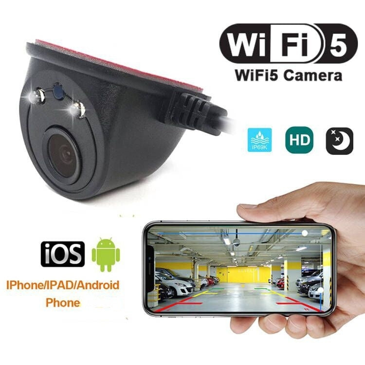 Car USB Wireless HD Wide Angle Night Vision 720P Side View Camera, 720P Side View Camera
