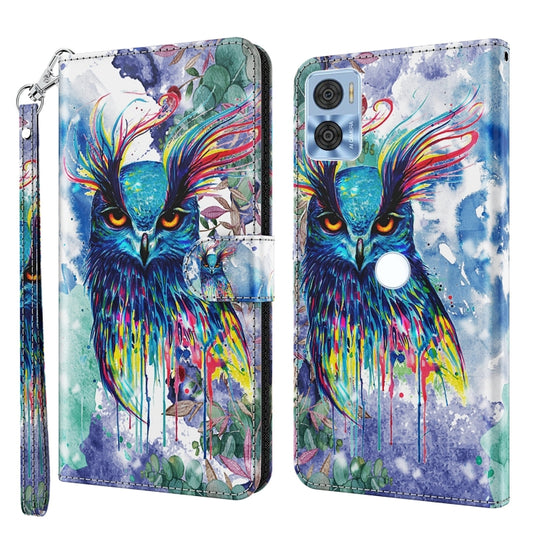 3D Painting Pattern TPU + PU Phone Case, For Motorola Moto E22 / Moto E22i, For Realme GT2 Pro, For Realme GT2 / GT Neo2 / GT Neo 3T, For Honor 50, For Honor X8 4G, For Samsung Galaxy A23E, For Xiaomi Redmi A1 2022, For Samsung Galaxy A04S / A13 / A13 ...