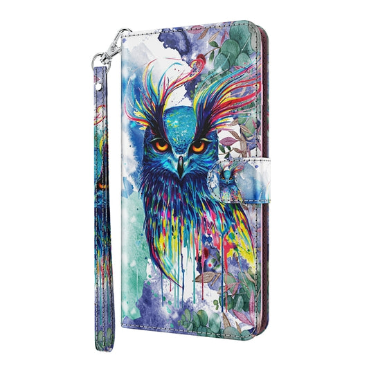 3D Painting Pattern TPU + PU Phone Case, For Xiaomi Poco F4 GT, For Xiaomi Poco M5, For Xiaomi Poco M5S/Redmi Note 10/Note 10S