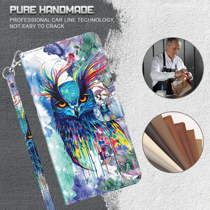 3D Painting Pattern TPU + PU Phone Case, For Xiaomi Poco F4 GT, For Xiaomi Poco M5, For Xiaomi Poco M5S/Redmi Note 10/Note 10S