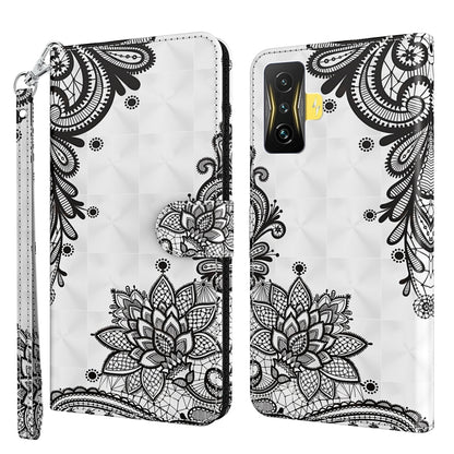 3D Painting Pattern TPU + PU Phone Case, For Xiaomi Poco F4 GT, For Xiaomi Poco M5, For Xiaomi Poco M5S/Redmi Note 10/Note 10S