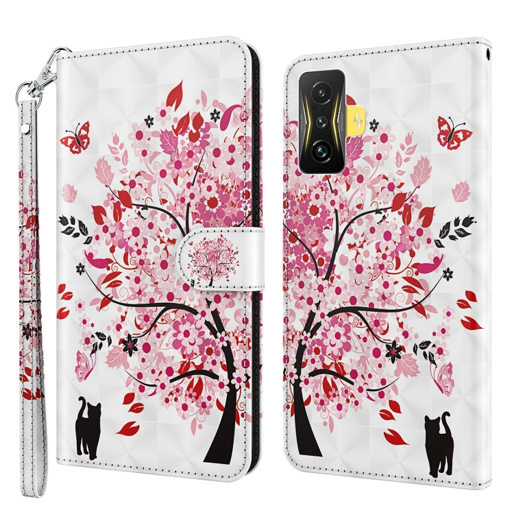 3D Painting Pattern TPU + PU Phone Case, For Xiaomi Poco F4 GT, For Xiaomi Poco M5, For Xiaomi Poco M5S/Redmi Note 10/Note 10S