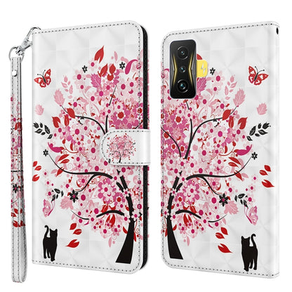 3D Painting Pattern TPU + PU Phone Case, For Xiaomi Poco F4 GT, For Xiaomi Poco M5, For Xiaomi Poco M5S/Redmi Note 10/Note 10S