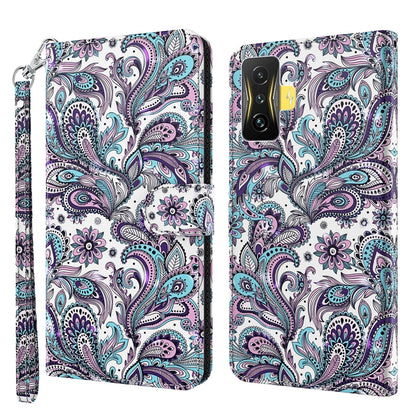3D Painting Pattern TPU + PU Phone Case, For Xiaomi Poco F4 GT, For Xiaomi Poco M5, For Xiaomi Poco M5S/Redmi Note 10/Note 10S