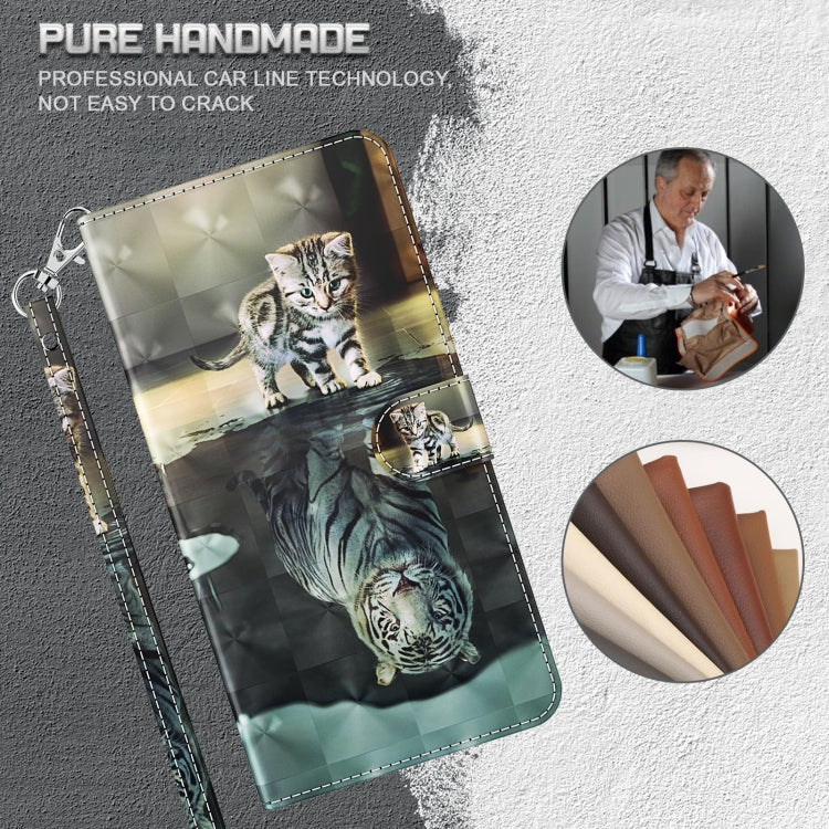 3D Painting Pattern TPU + PU Phone Case, For Xiaomi Poco F4 GT, For Xiaomi Poco M5, For Xiaomi Poco M5S/Redmi Note 10/Note 10S
