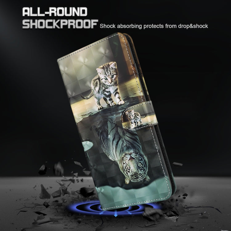 3D Painting Pattern TPU + PU Phone Case, For Xiaomi Poco F4 GT, For Xiaomi Poco M5, For Xiaomi Poco M5S/Redmi Note 10/Note 10S