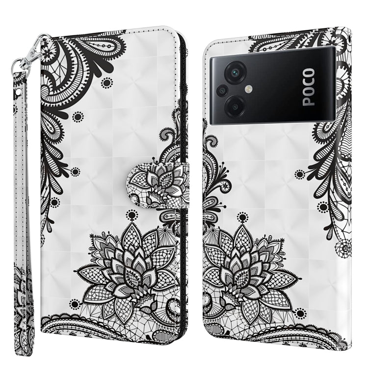 3D Painting Pattern TPU + PU Phone Case, For Xiaomi Poco F4 GT, For Xiaomi Poco M5, For Xiaomi Poco M5S/Redmi Note 10/Note 10S