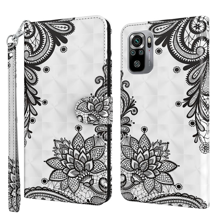 3D Painting Pattern TPU + PU Phone Case, For Xiaomi Poco F4 GT, For Xiaomi Poco M5, For Xiaomi Poco M5S/Redmi Note 10/Note 10S