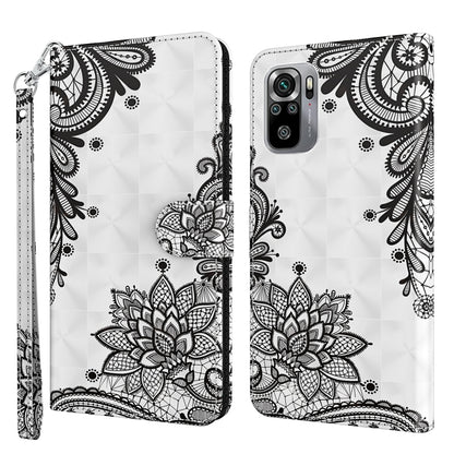 3D Painting Pattern TPU + PU Phone Case, For Xiaomi Poco F4 GT, For Xiaomi Poco M5, For Xiaomi Poco M5S/Redmi Note 10/Note 10S