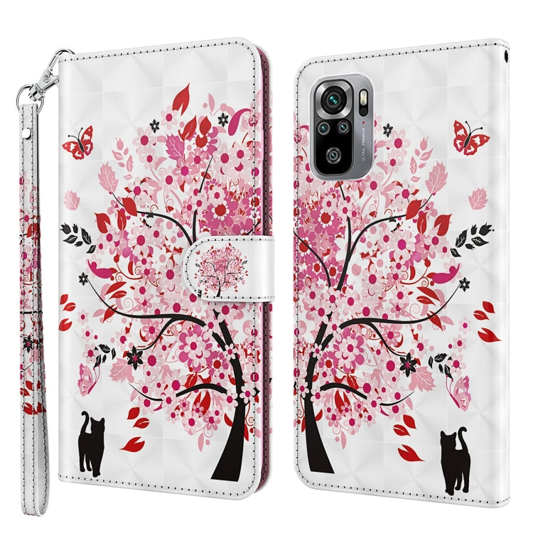 3D Painting Pattern TPU + PU Phone Case, For Xiaomi Poco F4 GT, For Xiaomi Poco M5, For Xiaomi Poco M5S/Redmi Note 10/Note 10S