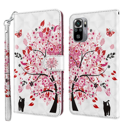 3D Painting Pattern TPU + PU Phone Case, For Xiaomi Poco F4 GT, For Xiaomi Poco M5, For Xiaomi Poco M5S/Redmi Note 10/Note 10S