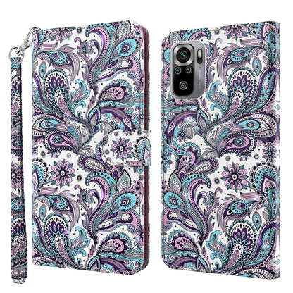 3D Painting Pattern TPU + PU Phone Case, For Xiaomi Poco F4 GT, For Xiaomi Poco M5, For Xiaomi Poco M5S/Redmi Note 10/Note 10S