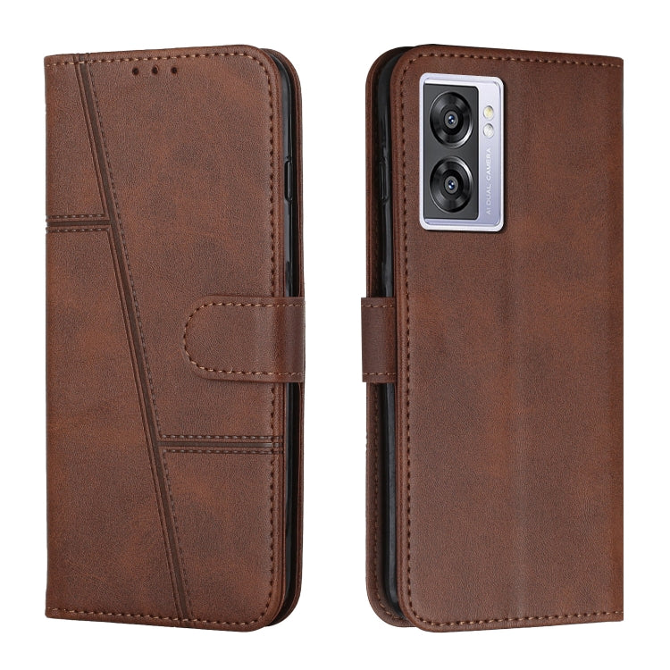 Stitching Calf Texture Buckle Leather Phone Case, For OPPO A57 5G/Realme V23/A77 5G, For Realme C30 4G, For OPPO Reno8 5G/Reno8 5G Global, For OPPO Reno8 Pro+ 5G/Reno8 Pro 5G Global, For vivo Y35 4G/Y22s/Y22, For Xiaomi Redmi A1                        ...
