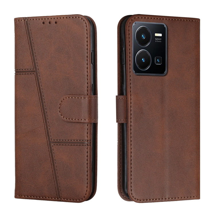 Stitching Calf Texture Buckle Leather Phone Case, For OPPO A57 5G/Realme V23/A77 5G, For Realme C30 4G, For OPPO Reno8 5G/Reno8 5G Global, For OPPO Reno8 Pro+ 5G/Reno8 Pro 5G Global, For vivo Y35 4G/Y22s/Y22, For Xiaomi Redmi A1                        ...