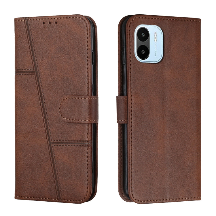 Stitching Calf Texture Buckle Leather Phone Case, For OPPO A57 5G/Realme V23/A77 5G, For Realme C30 4G, For OPPO Reno8 5G/Reno8 5G Global, For OPPO Reno8 Pro+ 5G/Reno8 Pro 5G Global, For vivo Y35 4G/Y22s/Y22, For Xiaomi Redmi A1                        ...