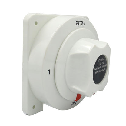 300A RV Yacht Battery Power Off Switch Four-speed Marine Protection Switch, Power Off Switch(White)