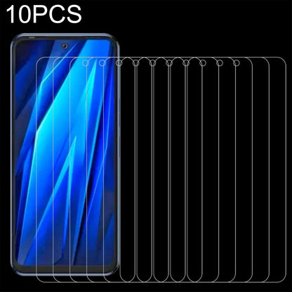 10pcs 0.26mm 9H 2.5D Tempered Glass Film, For TECNO Pova 4 Pro (10 PCS), For TECNO Pova 4 (10 PCS)