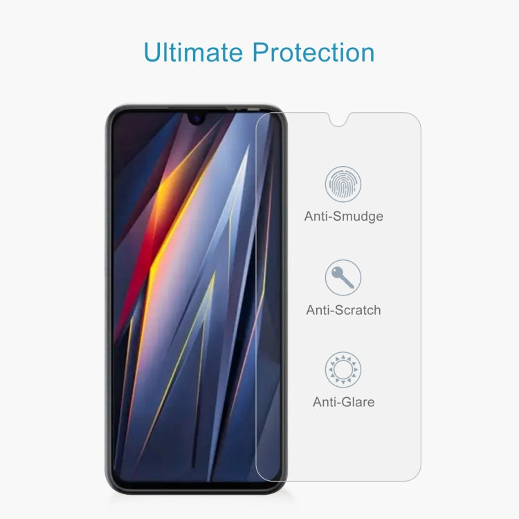 50pcs 0.26mm 9H 2.5D Tempered Glass Film, For TECNO Pova 4 Pro (50 PCS), For TECNO Pova 4 (50 PCS)