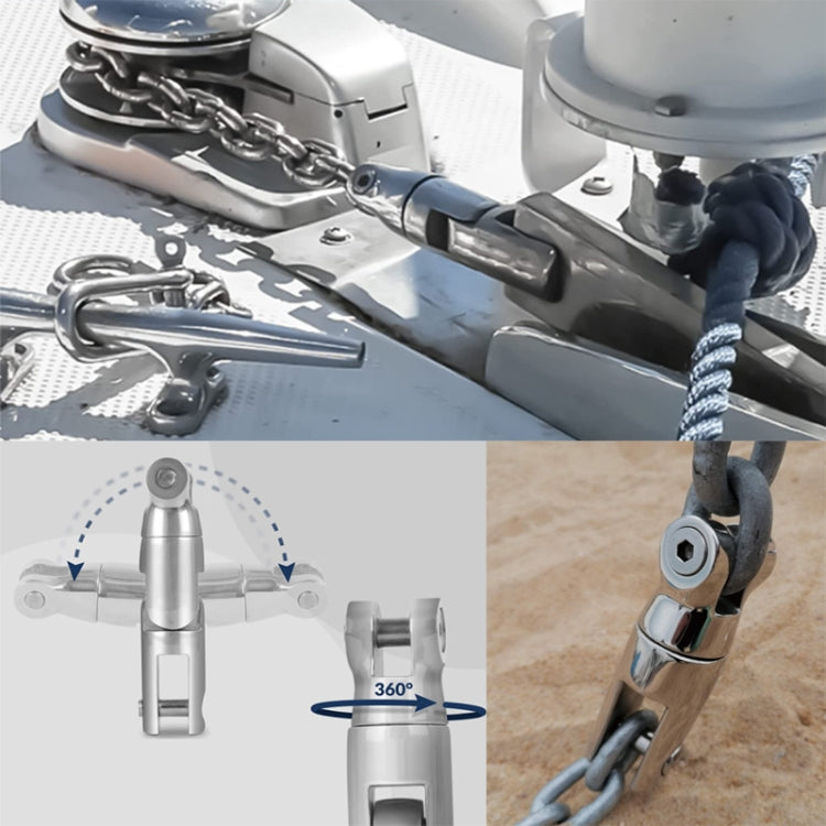 316 Stainless Steel Marine Anchor Rotary Joint, Two Stage 6-8mm, Two Stage10-12mm, Three Stage 6-8mm, Three Stage 10-12mm