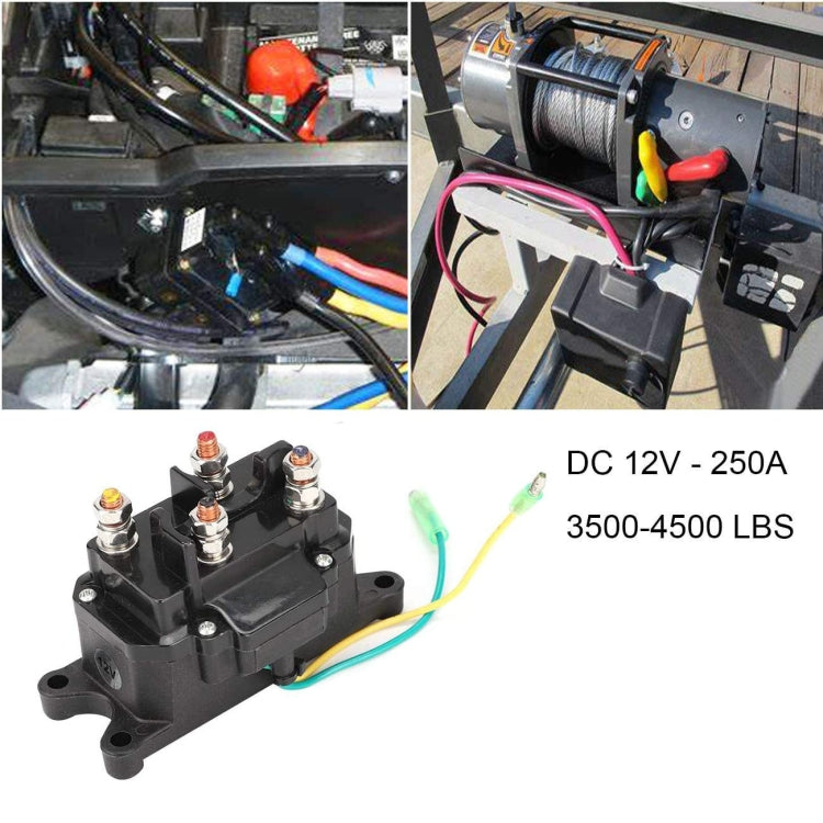 For UTV / Pickup Truck / ATV Electric Winch Relay Heavy Duty Solenoid Contactor, Winch Relay