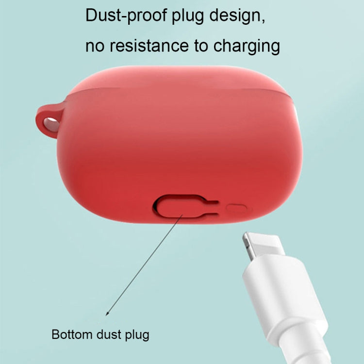 Silicone Earphone Protective Case with D Carabiner, For Redmi Buds4 Pro