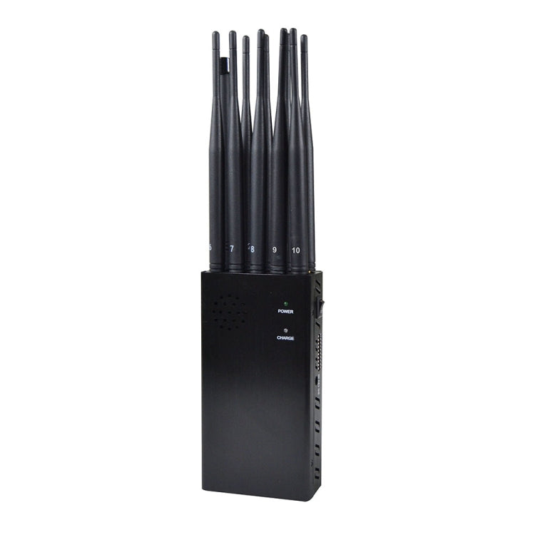JAX-121A-10C 2G/3G/4G/WIFI/GPS/LOJACK Mobile Signal Jammer with Remote Control, JAX-121A-10C