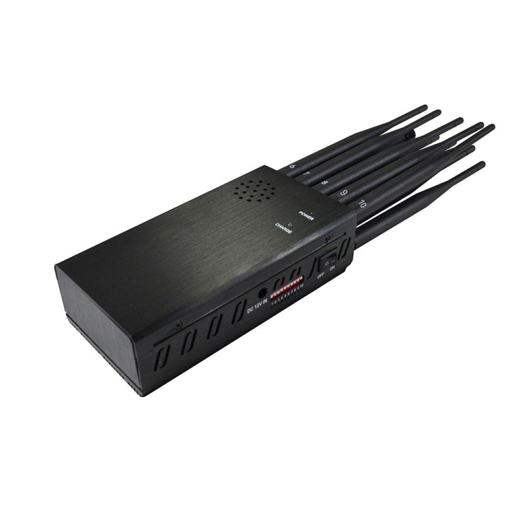 JAX-121A-10C 2G/3G/4G/WIFI/GPS/LOJACK Mobile Signal Jammer with Remote Control, JAX-121A-10C