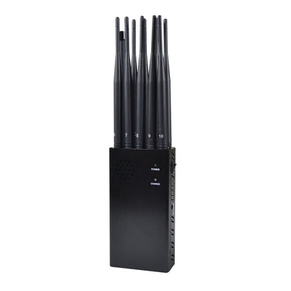 JAX-121A-10D 2G/3G/4G/WIFI/GPS/LOJACK/UHF/VHF 10 Antennas Mobile Signal Jammer, JAX-121A-10D