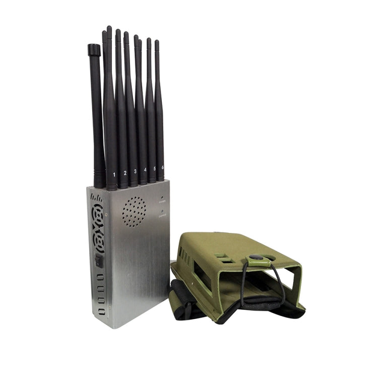 JAX-121A-12B 2G/3G/4G/WIFI/GPS/LOJACK Mobile Signal Jammer with Remote Control, JAX-121A-12B